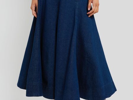 Dark Denim Brynn Skirt Online now