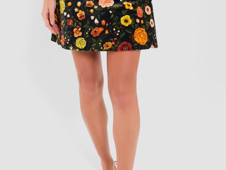 Botticelli Velvet Short Skirt For Sale