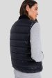 Black Colwyn Combo Boxy Gilet Fashion