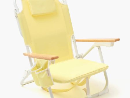 Utopia Pale Banana Deluxe Beach Chair Online