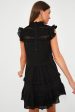 Black Cecilia Ruffle Dress Fashion