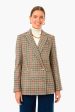 Autumn Check Diana Blazer Hot on Sale