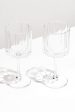 Clear Wave Wine Glasses (Set of 2) For Cheap