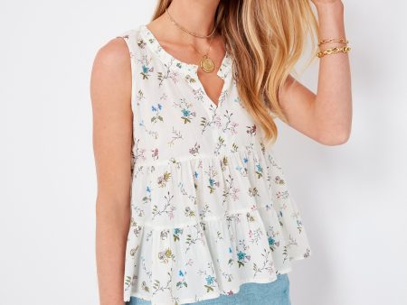 First Blooms Sleeveless Salty Paloma Top Hot on Sale