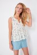 First Blooms Sleeveless Salty Paloma Top Hot on Sale