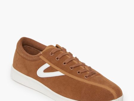 Tan Nylite Suede Sneakers on Sale