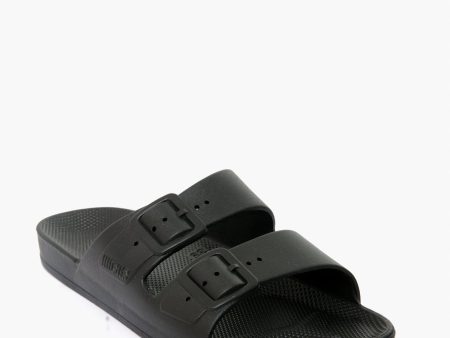 Black Moses Sandals Hot on Sale