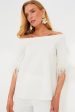 White Feather Miranda Off The Shoulder Blouse Discount