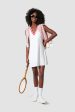 White and Retro Red Suzanne Tennis Dress Supply