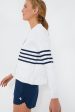 White Striped Charley Cardigan Fashion