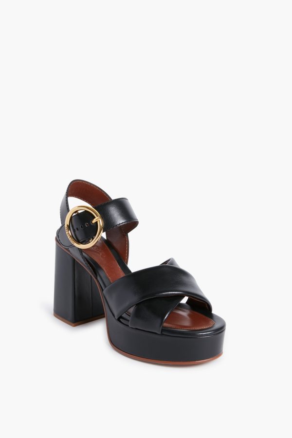 Black Lyna Heels For Discount