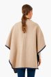 Camel Fieno Reversible Poncho Discount