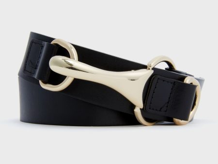 Black Snaffle Belt Hot on Sale