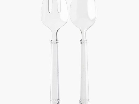 Isabella Acrylic Salad Servers Cheap