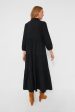 Black Crepe Mabel Maxi Dress For Discount