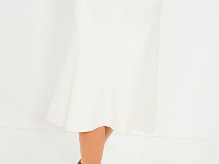 Wool White Arona Skirt Hot on Sale