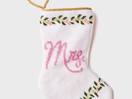 Mrs. Christmas Mini Stocking Online Sale