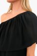 Black Florencia One Shoulder Dress Online Sale