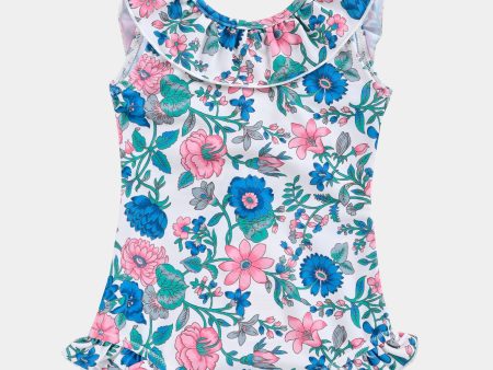 Blue Summer Meadow Andrea Bathing Suit Fashion