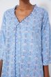 Cornflower Blue Cote D Azur Caftan For Cheap