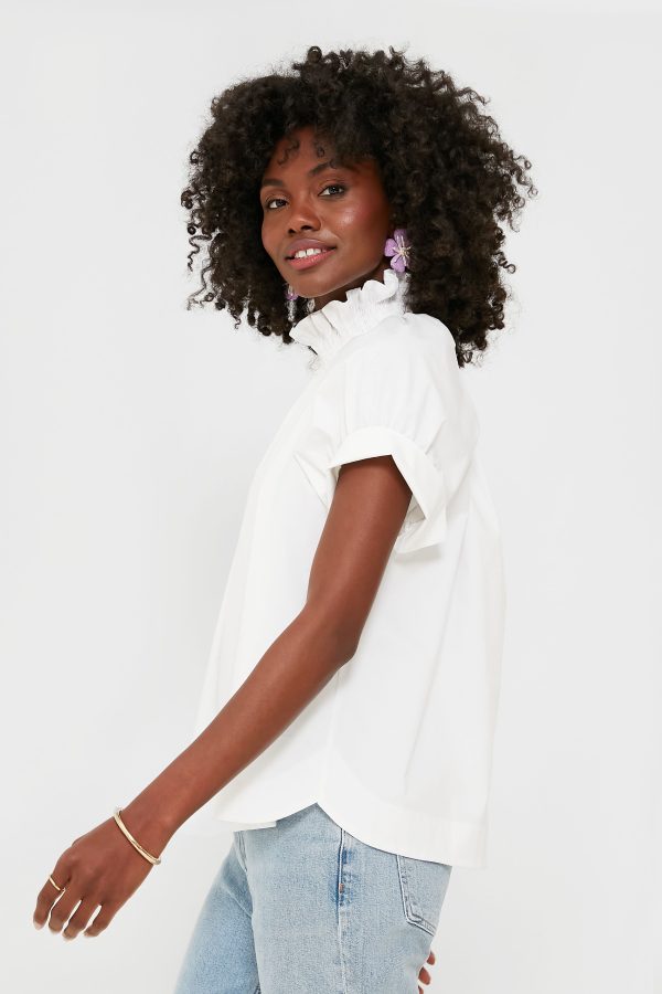 White Franka Top Online Sale