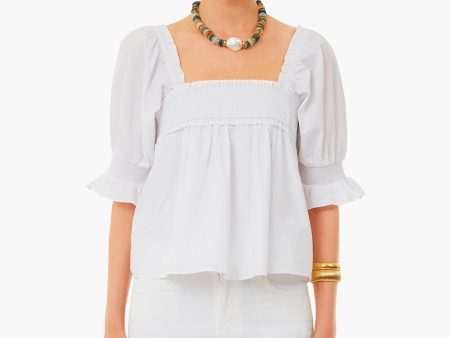 White Palmer Blouse Fashion