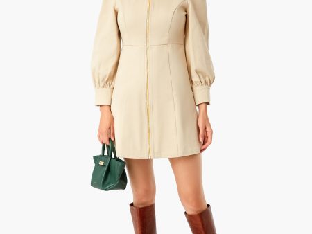 Taupe Brighton Mini Dress For Cheap