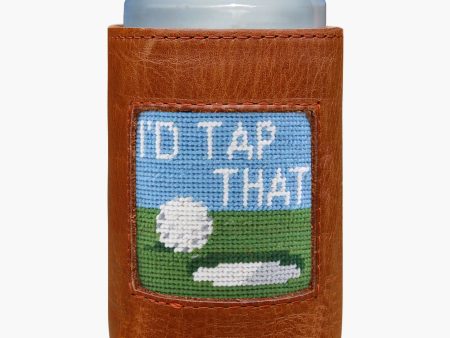 I d Tap That Needlepoint Can Cooler Sale