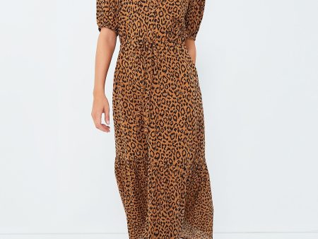 Vintage Leopard Organic Lucy Dress For Discount