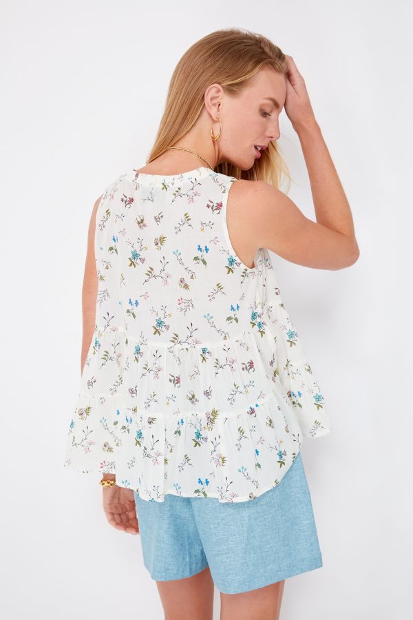 First Blooms Sleeveless Salty Paloma Top Hot on Sale