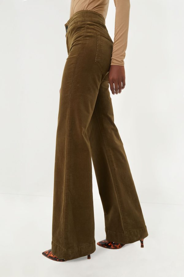 Army Corduroy Brighton Wide Leg Supply