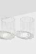 Clear Wave Glasses (Set of 2) Online