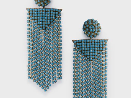 Turquoise Fanning Earrings Online