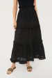 Noir Eyelet Prado Skirt Supply