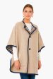 Camel Fieno Reversible Poncho Discount