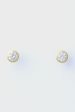 14k Gold Diamond Bezel Stud Earrings Hot on Sale