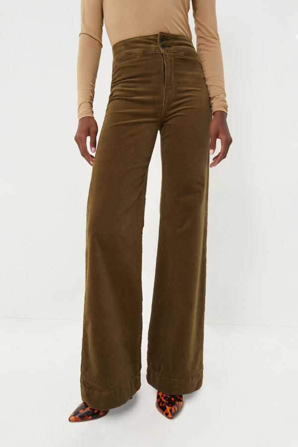 Army Corduroy Brighton Wide Leg Supply