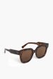 08 Oversized Square Tortoise Sunglasses Fashion