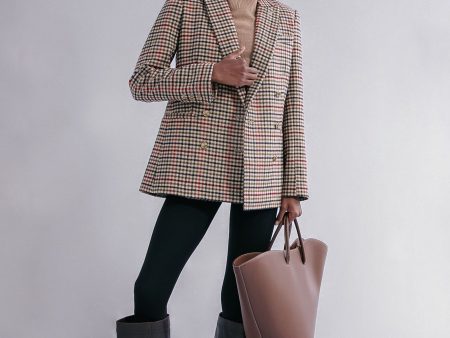 Autumn Check Diana Blazer Hot on Sale