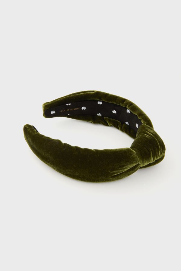 Alpine Velvet Knotted Headband For Discount