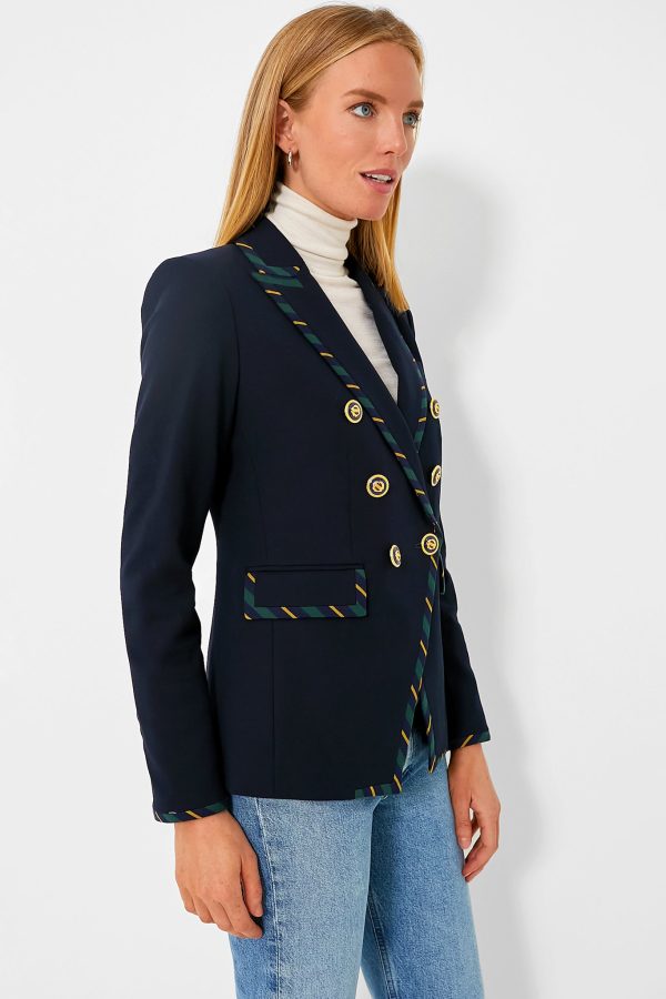 Navy Stripe Miller Dickey Jacket Sale