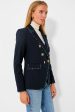 Navy Stripe Miller Dickey Jacket Sale