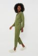 Army Green Standard Jumpsuit Hot on Sale