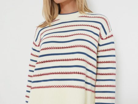 Americana Pointelle Maxine Sweater Online Hot Sale