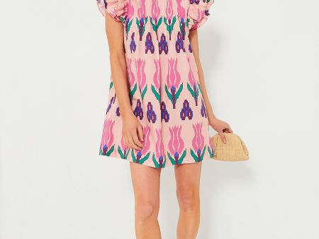 Sumba Pink Pintuck Flirty Dress Supply