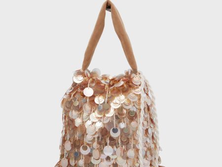 Champagne Sequin Gala Bag Sale