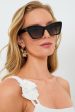 Black Brigitte Sunglasses Hot on Sale