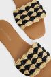 Beige and Black Gaia Sandals on Sale