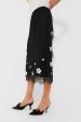 Black Bethany Lace Midi Skirt on Sale