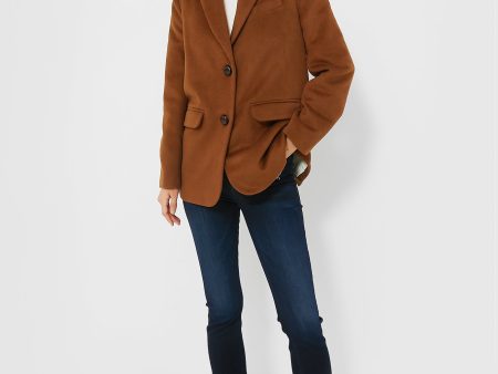 Walnut Wool Cashmere Atelier Blazer Online